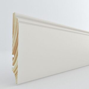 Listwa Biała Drewno PW90 / 90x16X2200 / 1szt= 2,2 mb !