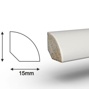 Ćwierćwałek Biały Drewno PW15 15X15X2200 / 1szt= 2,2 mb !