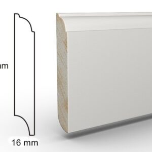 Cokół Biały Drewno CD91X16 dł.2,4m  AGAT 91