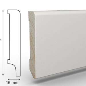 Cokół Biały Drewno CD60X16 dł.2,4m  LAPIS 60