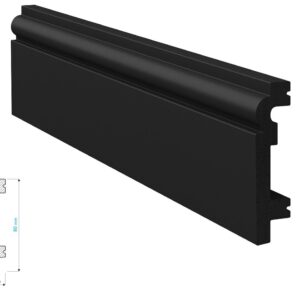 Listwa przypodłogowa KROME 80x19x2400mm / 1szt=2,4m
